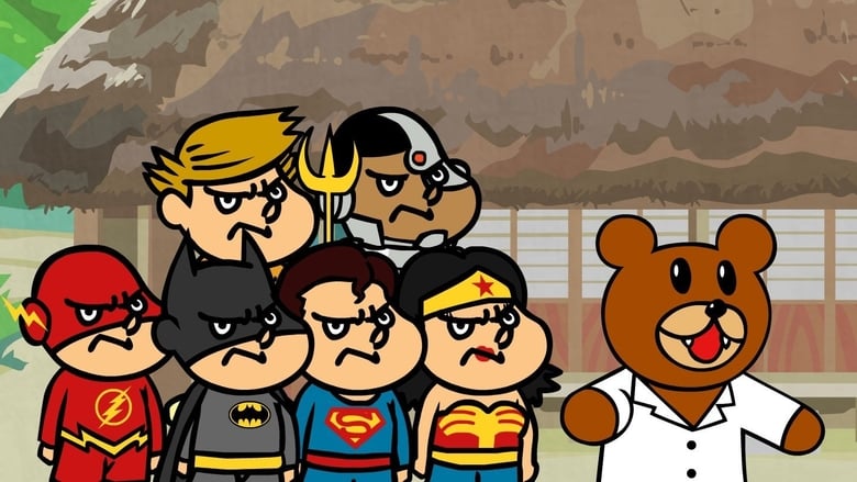 кадр из фильма DCスーパーヒーローズvs鷹の爪団