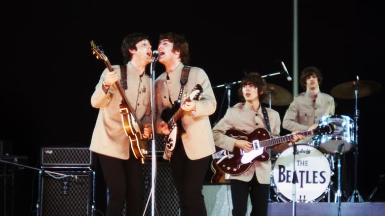 кадр из фильма The Beatles at Shea Stadium
