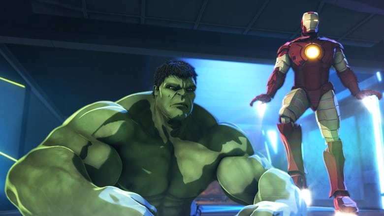 кадр из фильма Железный человек и Халк: Союз героев