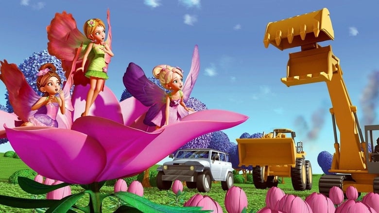 кадр из фильма Барби представляет сказку «Дюймовочка»