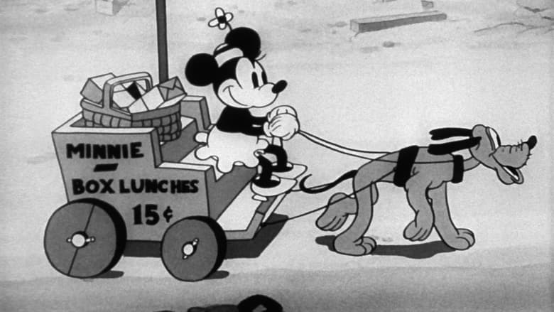 кадр из фильма Микки Маус на стройке