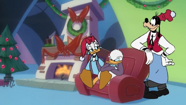 кадр из фильма Волшебное Рождество у Микки: Заваленный снегом мышиный дом