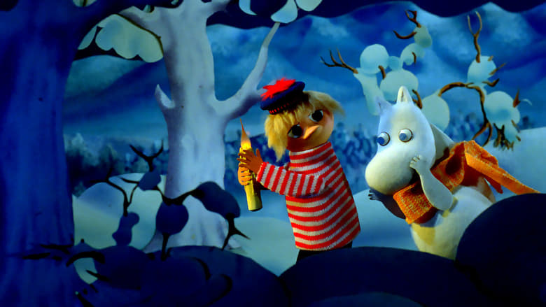 кадр из фильма Муми-тролли и зимняя сказка