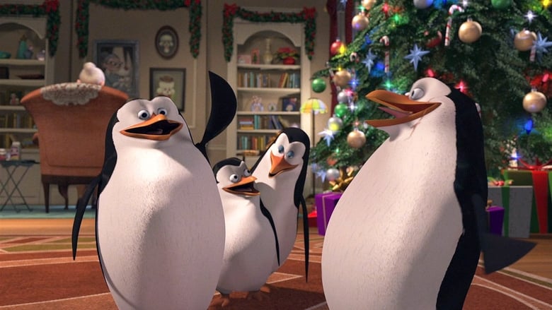 кадр из фильма Пингвины из Мадагаскара в рождественских приключениях