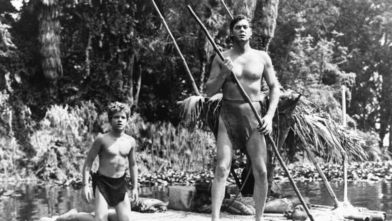 кадр из фильма Тарзан и амазонки