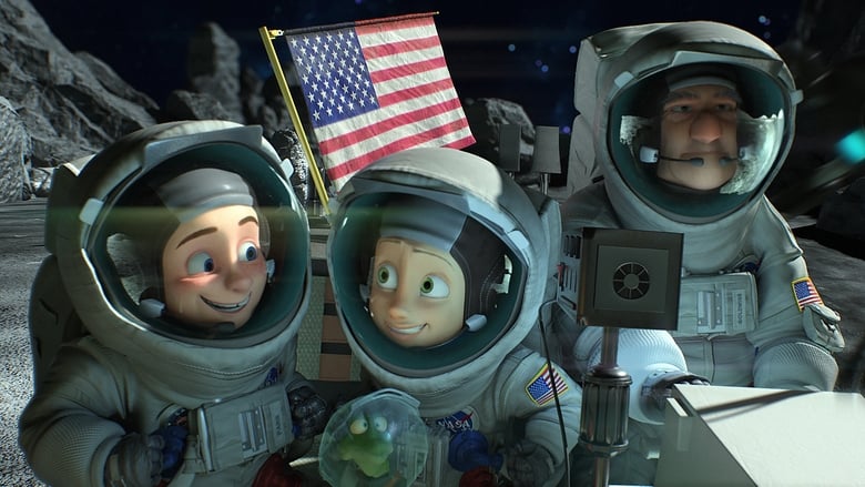 кадр из фильма Лунный флаг