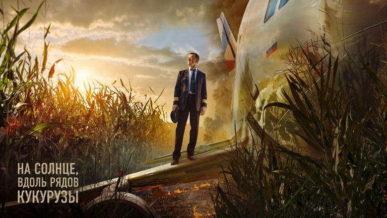 кадр из фильма На солнце, вдоль рядов кукурузы