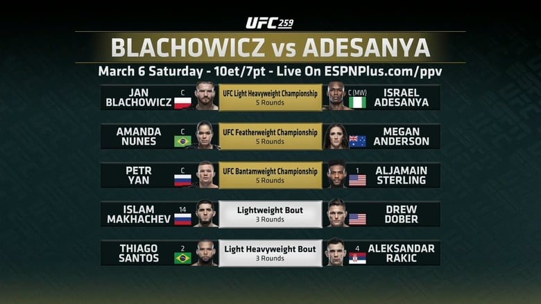 кадр из фильма UFC 259: Blachowicz vs. Adesanya