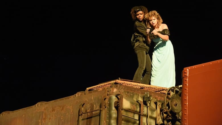 кадр из фильма Дейдра и Лани грабят поезд