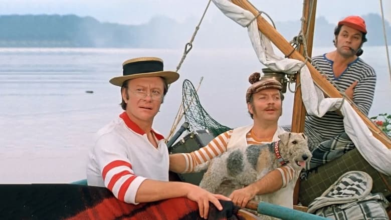 кадр из фильма Трое в лодке, не считая собаки