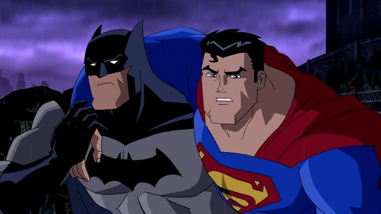кадр из фильма Супермен/Бэтмен: Враги общества