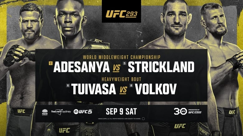 кадр из фильма UFC 293: Adesanya vs. Strickland