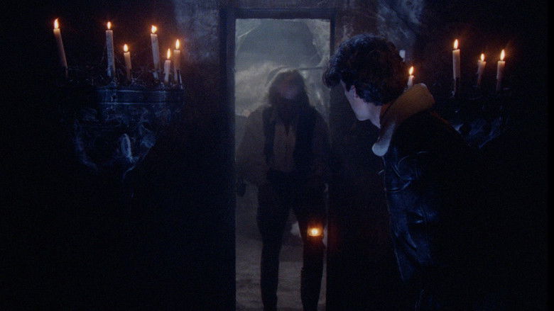 кадр из фильма Una notte al cimitero