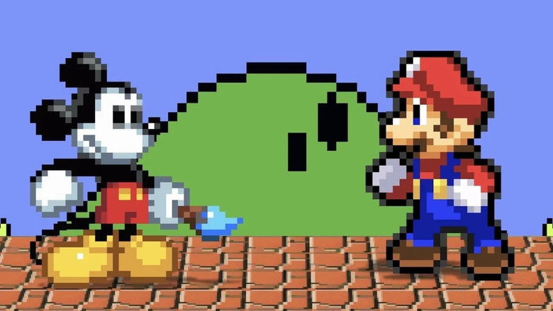 кадр из фильма Mario, le Plombier qui voulait détrôner Mickey
