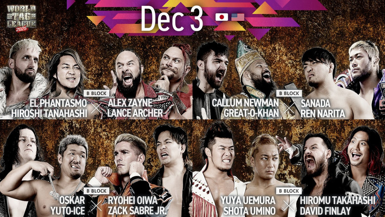 кадр из фильма NJPW World Tag League 2025 - Day 10