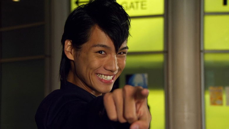 кадр из фильма 仮面ライダー×仮面ライダー フォーゼ＆オーズ MOVIE大戦 MEGA MAX