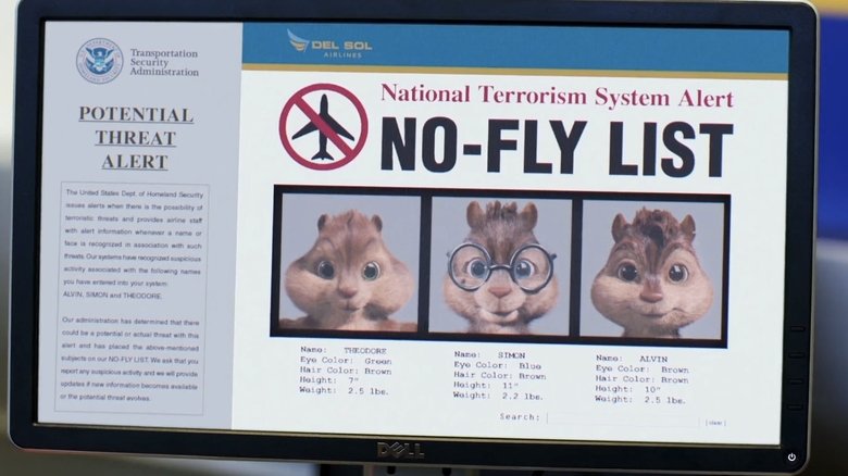 кадр из фильма Элвин и бурундуки: Грандиозное бурундуключение