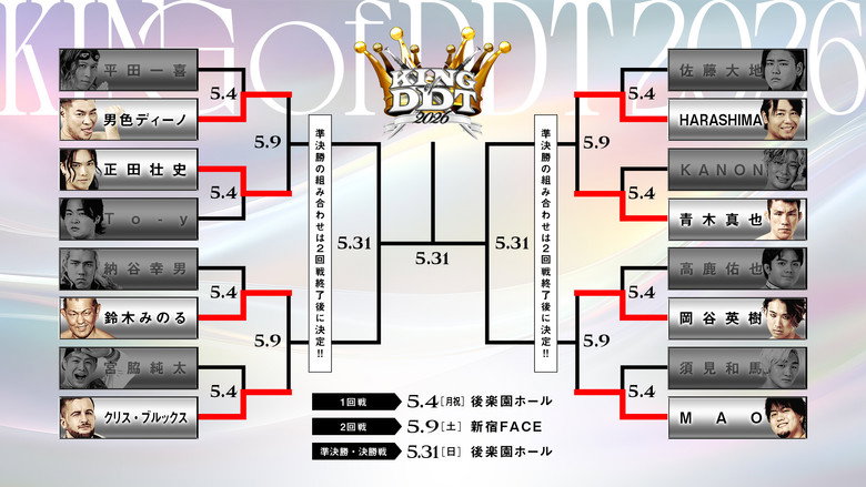 кадр из фильма KING OF DDT 2026 2nd ROUND