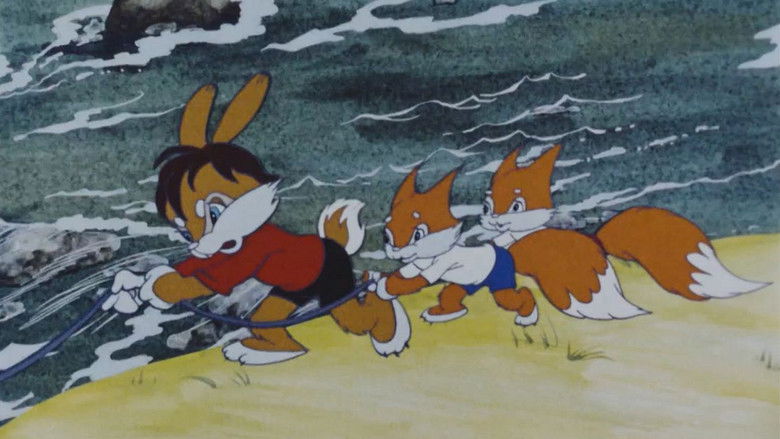 кадр из фильма Приключение на плоту