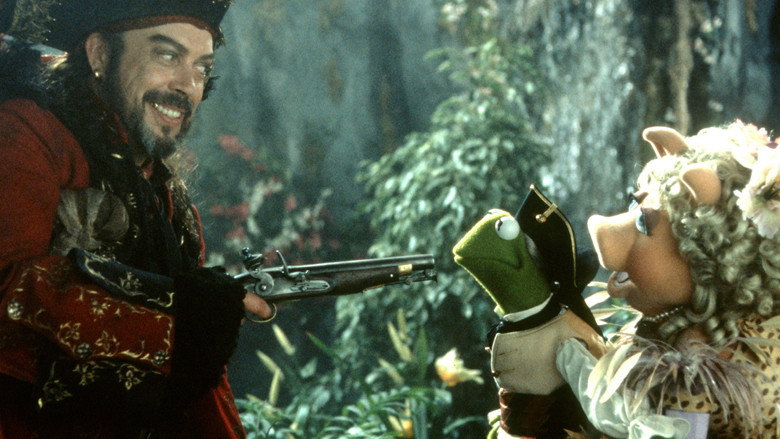 кадр из фильма Остров сокровищ Маппетов