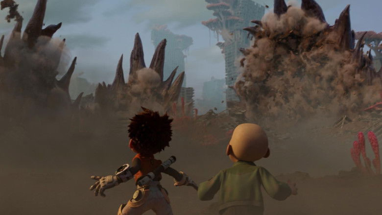 кадр из фильма Побег из будущего