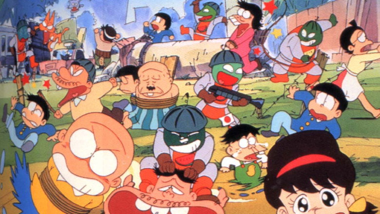 кадр из фильма おそ松くん スイカの星からこんにちわザンス！
