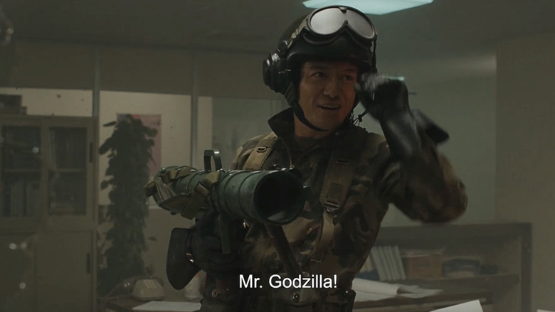 кадр из фильма Годзилла против Биолланте