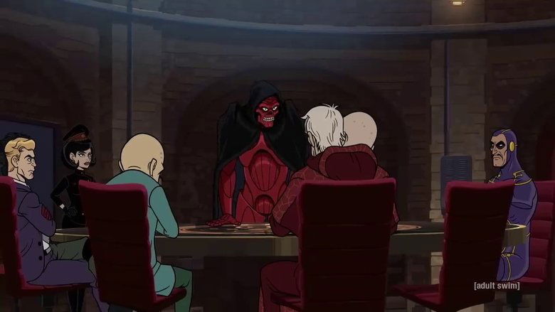 кадр из фильма The Venture Bros.: Radiant Is the Blood of the Baboon Heart