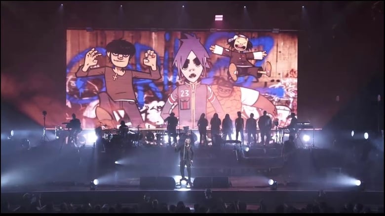 кадр из фильма Gorillaz au Zénith 2017