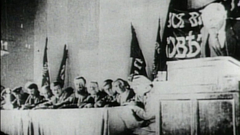 кадр из фильма Октябрь