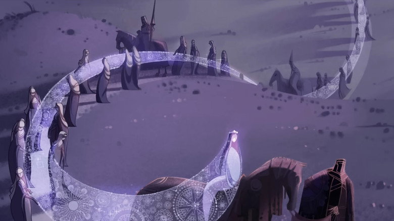 кадр из фильма The Wedding Veil of the Proud Princess