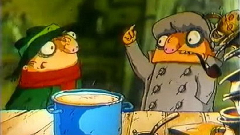 кадр из фильма Братья Пилоты готовят на завтрак макарончики