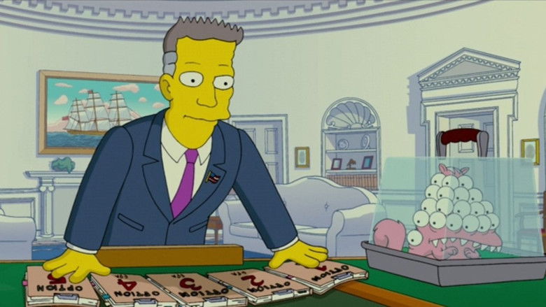 кадр из фильма Симпсоны в кино