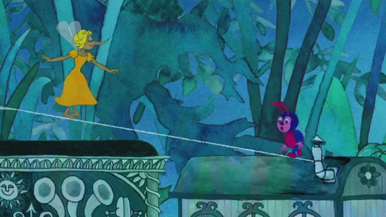 кадр из фильма Cykelmyggen og Minibillen