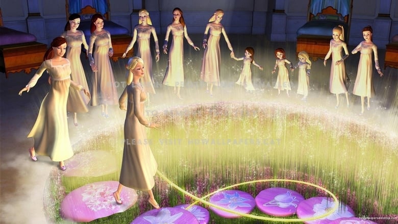 кадр из фильма Барби: 12 танцующих принцесс
