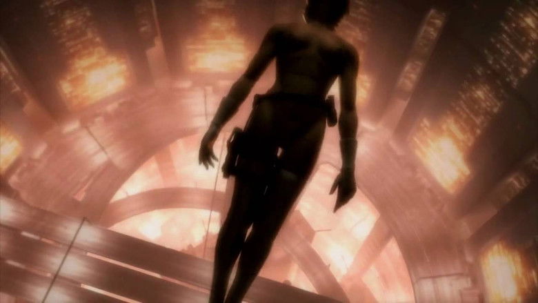 кадр из фильма Призрак в доспехах 2.0