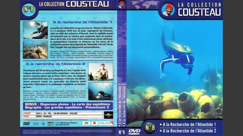 La collection Cousteau N°8 | À la recherche de l'Atlantide (1re partie) | À la recherche de l'Atlantide (2ème partie)