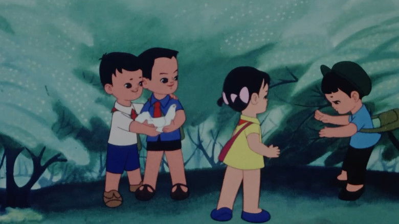 кадр из фильма 小白鸽