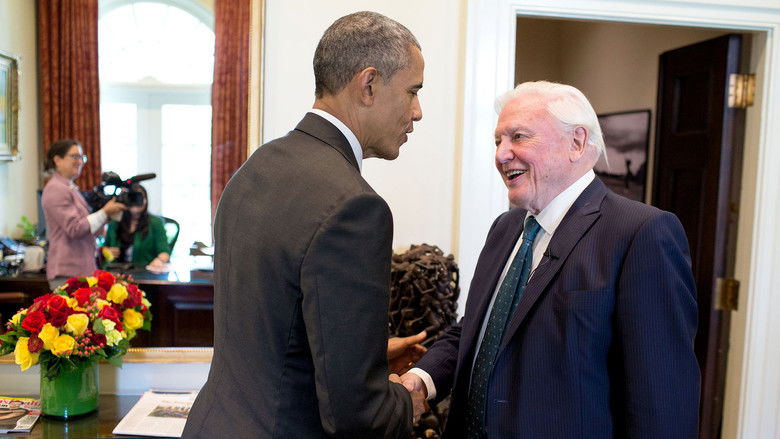 кадр из фильма David Attenborough Meets President Obama