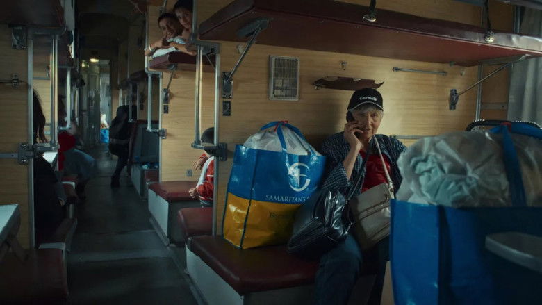 кадр из фильма Des trains dans la guerre