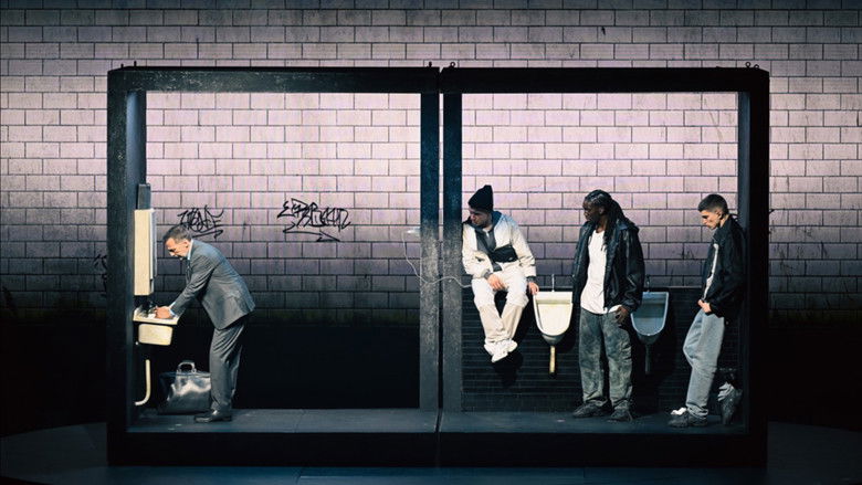 кадр из фильма La haine – Jusqu’ici rien n’a changé