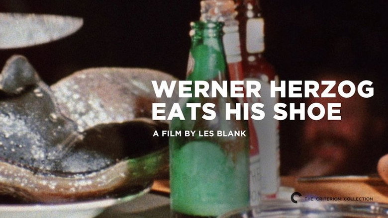 кадр из фильма Werner Herzog Eats His Shoe