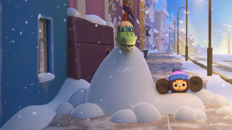 кадр из фильма Чебурашка. Секрет праздника