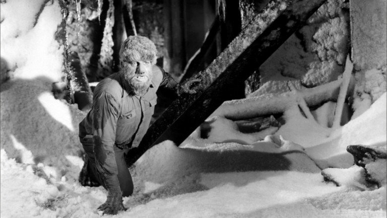 кадр из фильма Франкенштейн встречает Человека-волка