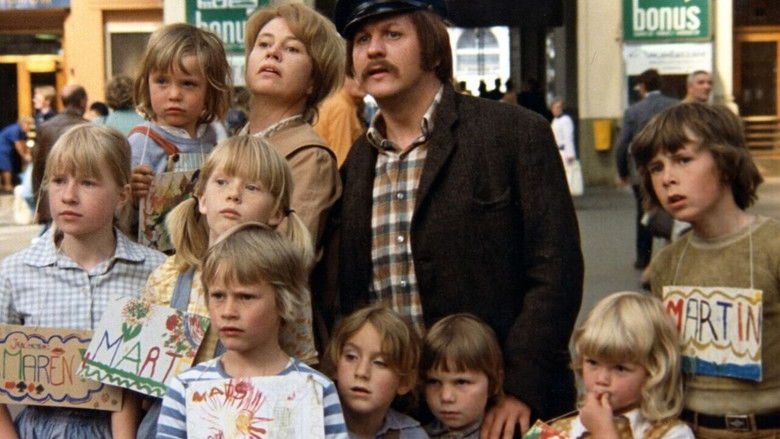 кадр из фильма Бабушка и восемь детей в городе