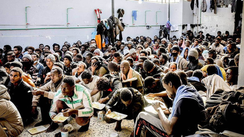 кадр из фильма Libye, les centres de la honte