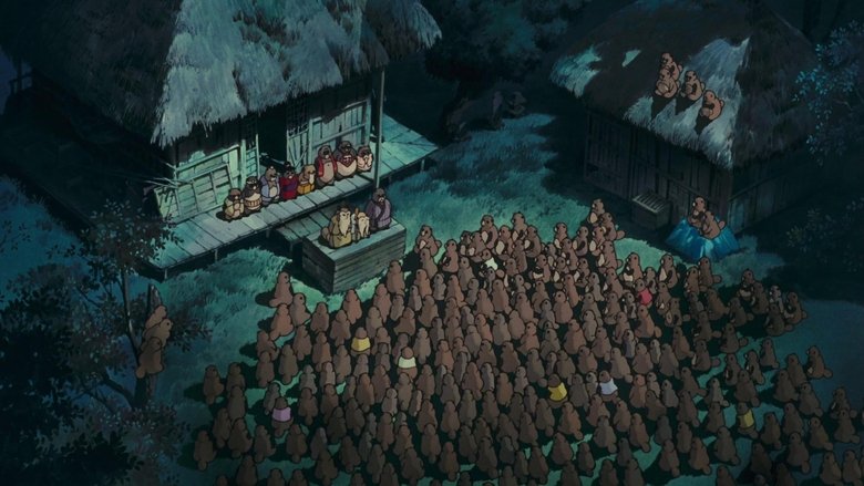 кадр из фильма Помпоко: Война тануки в период Хэйсэй