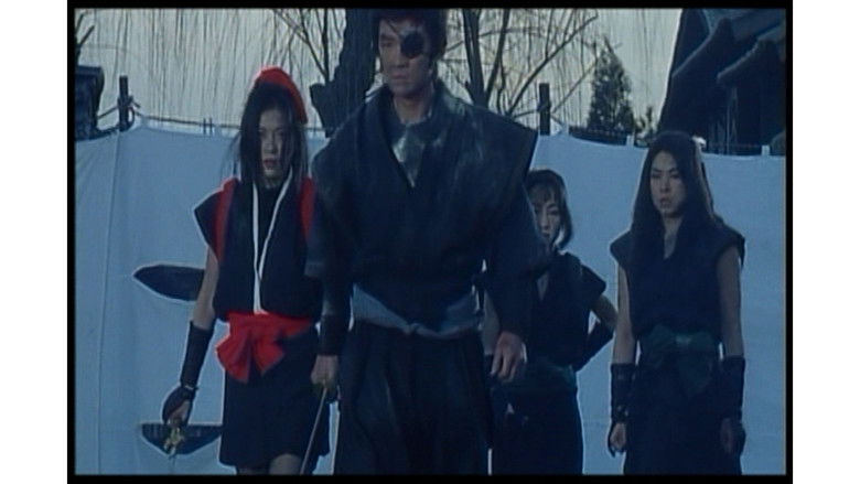 кадр из фильма くノ一忍法帖 柳生外伝 江戸花地獄篇