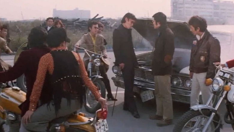 кадр из фильма 野良猫ロック　マシン・アニマル