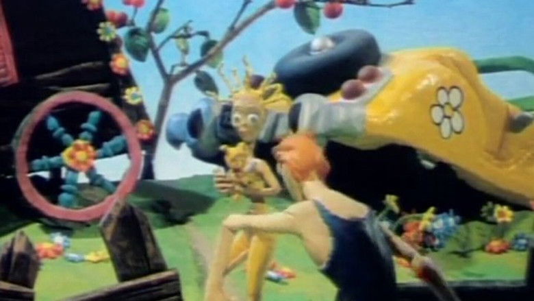 кадр из фильма La vache qui voulait sauter par dessus l'église